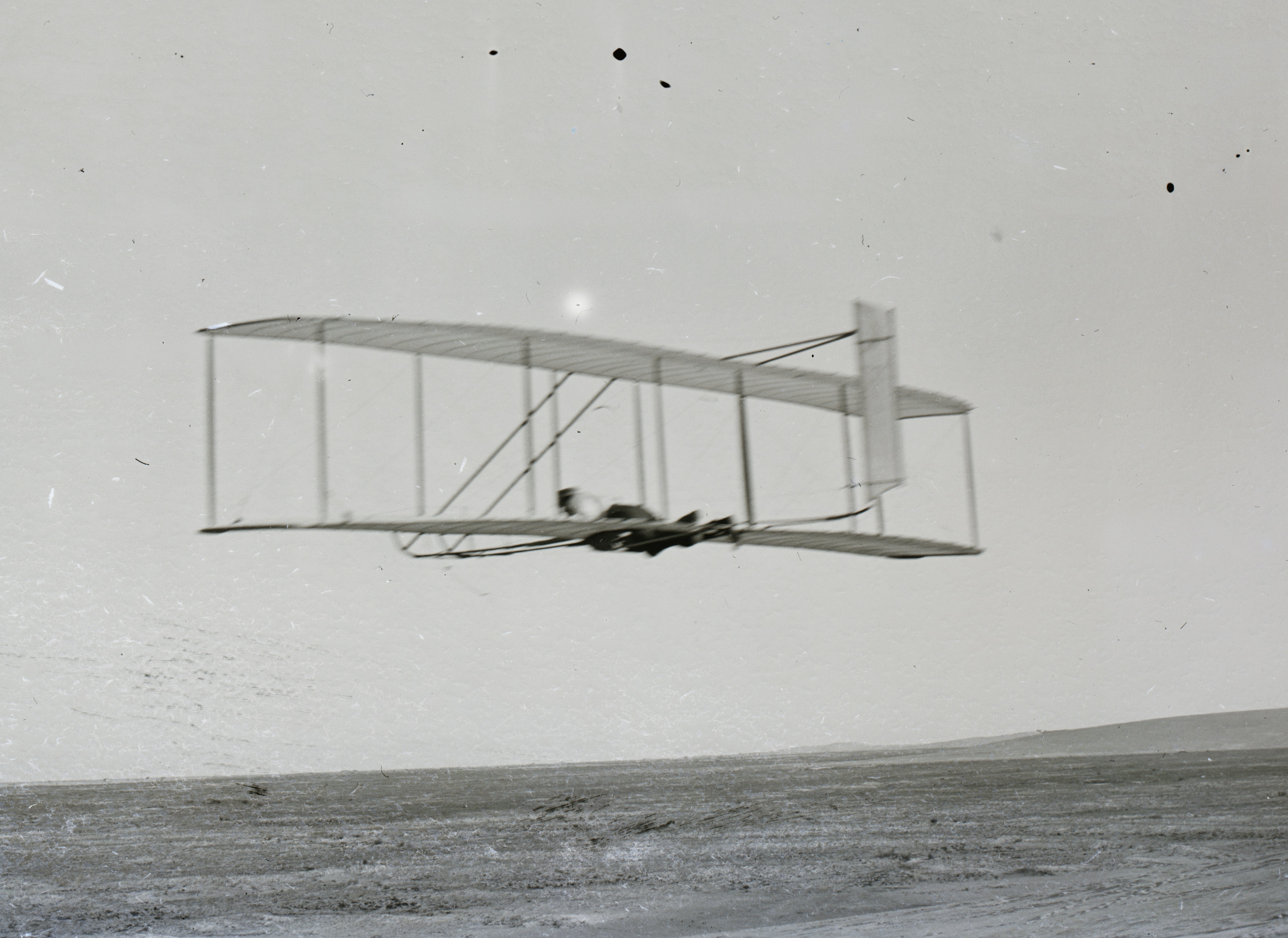 1902 Wright Glider in level flight
