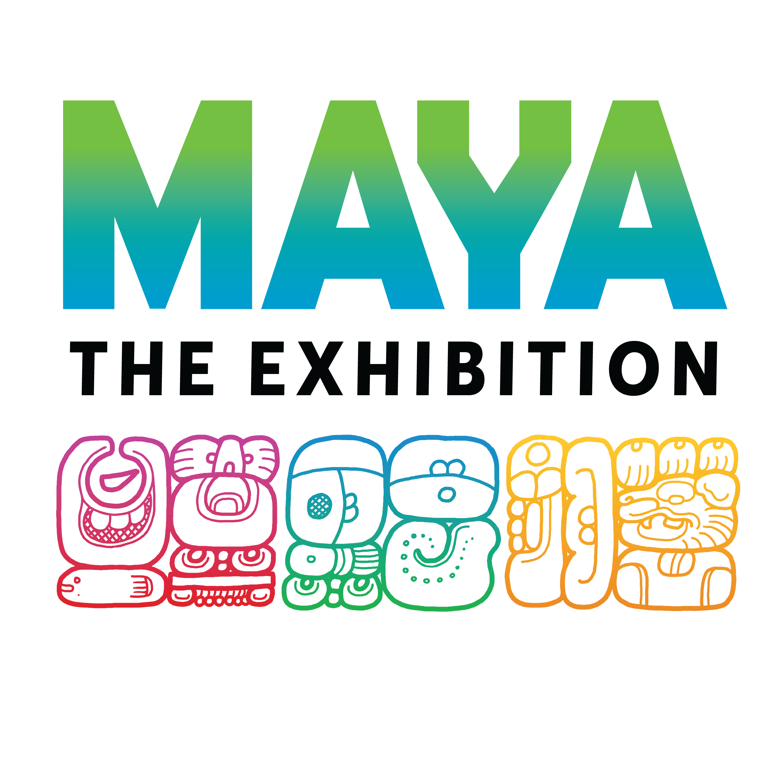 Maya: The Exhibition logo