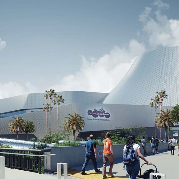 Samuel Oschin Air and Space render