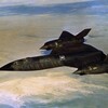 Lockheed A-12 Blackbird trainer aircraft in flight