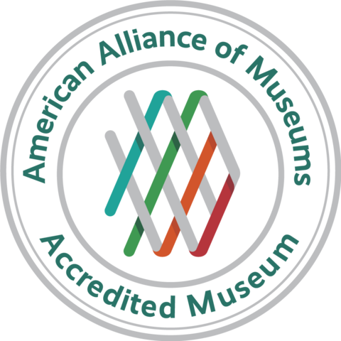 American Alliance of Museums logo that includes the words "Accredited Museum"