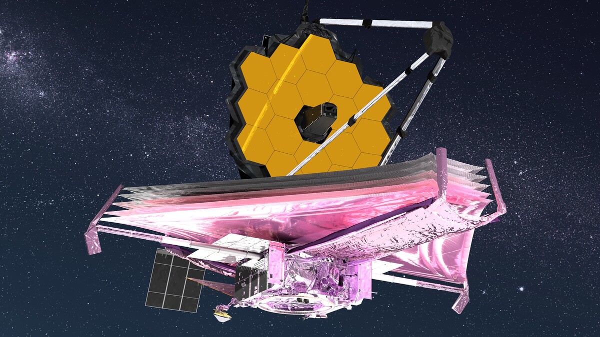 Artist conception of the James Webb Space Telescope