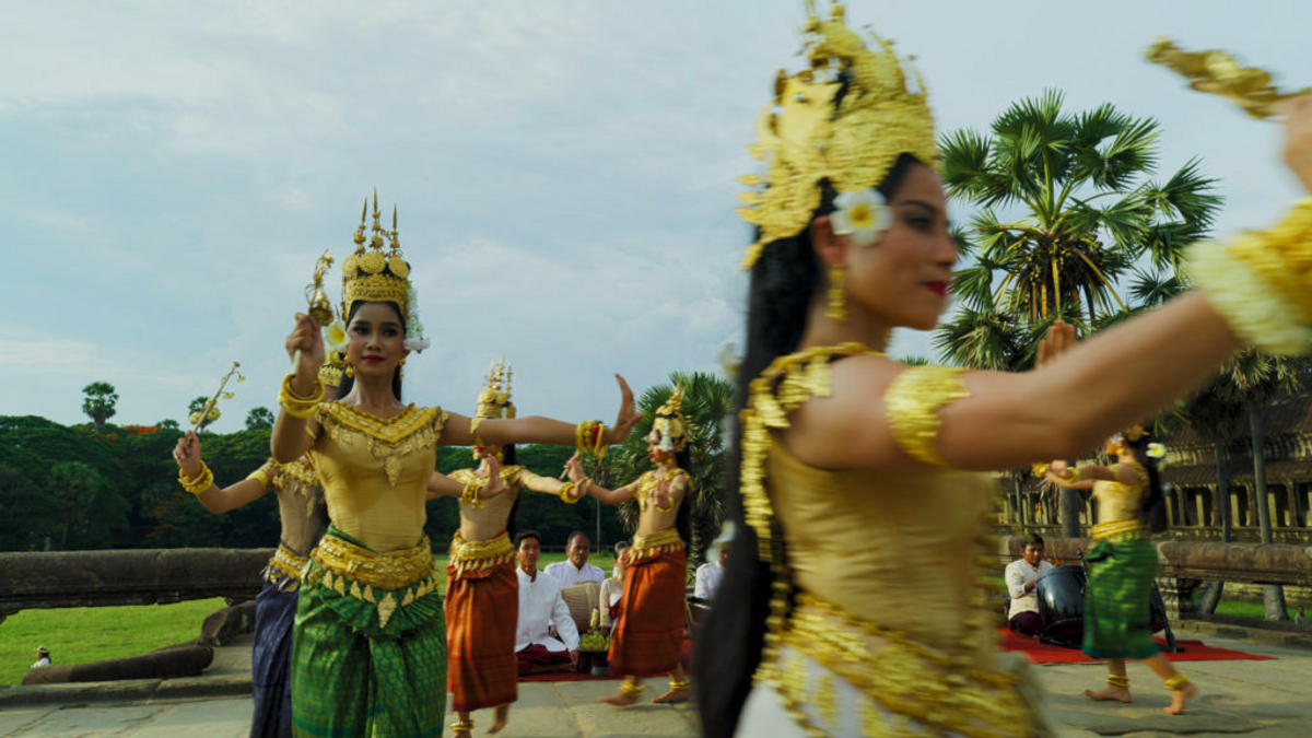 Traditional Cambodian Dancers in Angkor IMAX movie