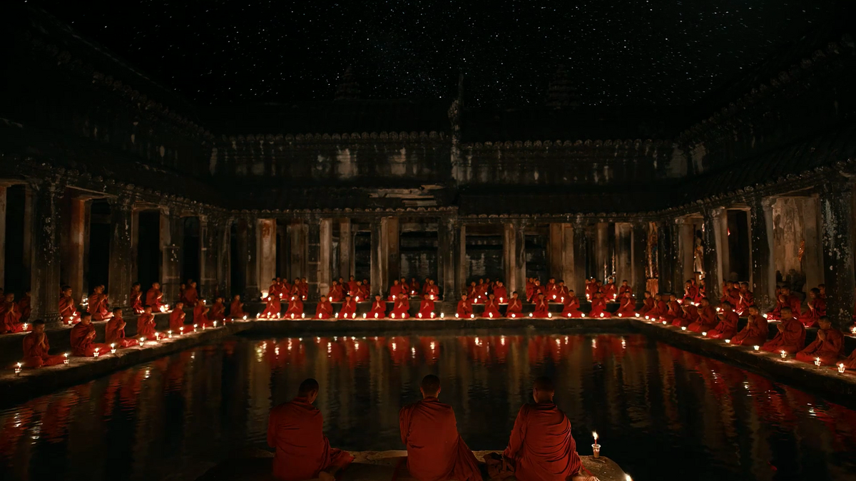 Temple in Angkor 3D movie
