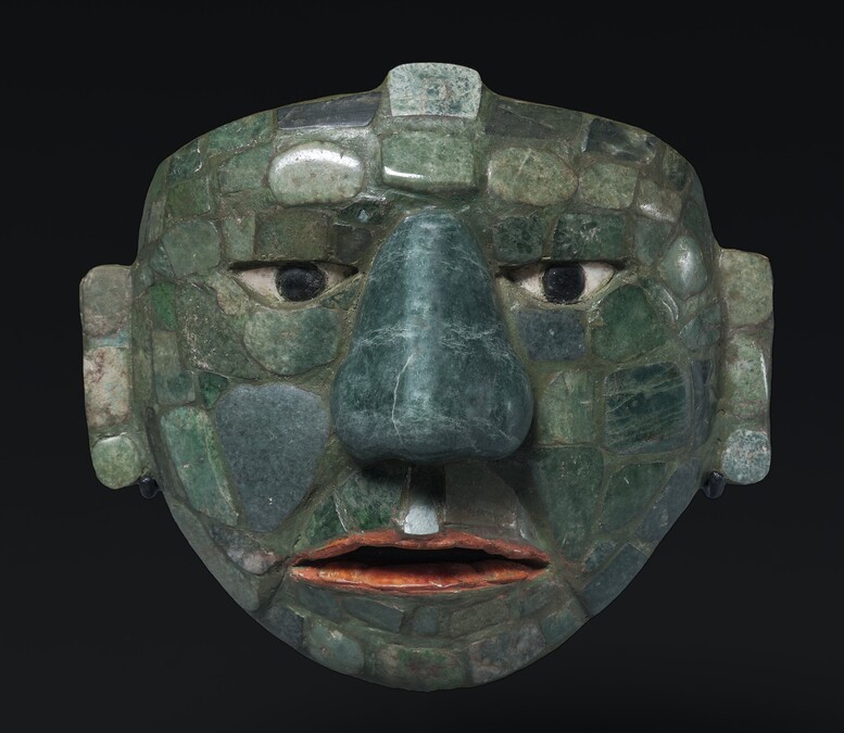 Handcrafted mask made of jade