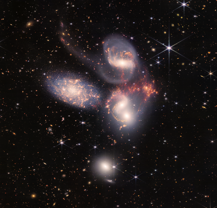 Stephan's Quintet captured by the James Webb Space Telescope