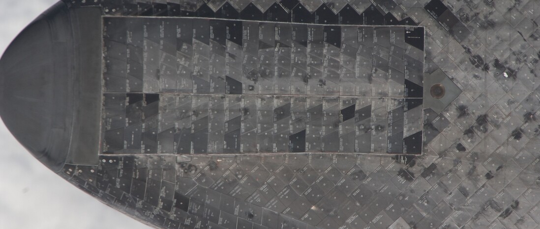 Thermal Tiles on space shuttle Endeavour