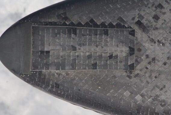 Thermal Tiles on space shuttle Endeavour